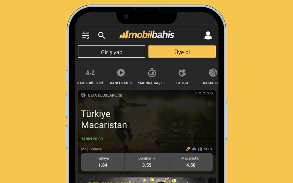 Mobilbahis mobil ekran görüntüsü